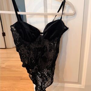 Zara Black Lace Bodysuit